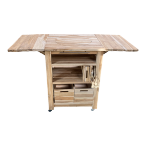 HOUTEN TEAK BBQ TAFEL SET