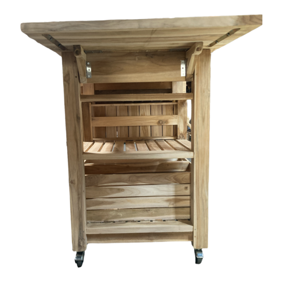 HOUTEN TEAK BBQ TAFEL SET